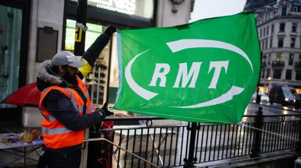 Bradford Telegraph and Argus: The RMT's strike this week has caused chaos for train services (PA)