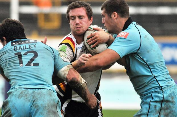 Bradford Telegraph and Argus: Bryn Hargreaves in action for Bradford Bulls in 2012