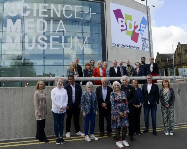 Bradford Telegraph and Argus: City of Culture judges at the National Science and Media Museum in May 