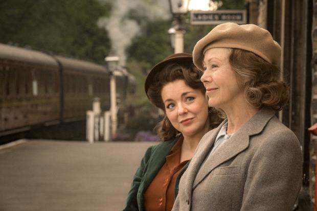 Bradford Telegraph and Argus: Jenny Agutter and Sheridan Smith at Oakworth Station. Picture: Studio Canal