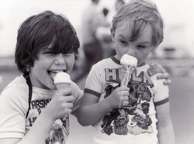 Bradford Telegraph and Argus: Eat it before it melts! Ice-creams in the summer of 1980 
