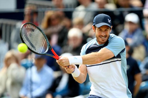 Bradford Telegraph and Argus: Andy Murray playing at the Surbiton tournament in early June (PA)