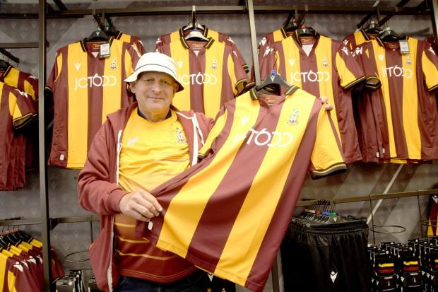 Bradford Telegraph and Argus: City fan Tim Beckett was one of the first people at the club store when it opened 