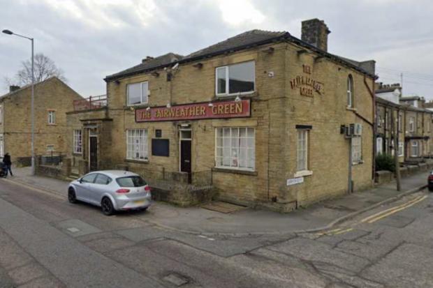 Bradford Telegraph and Argus: The Fairweather Green pub on Thornton Road