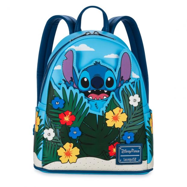 Bradford Telegraph and Argus: Loungefly Stitch with Flowers Mini Backpack, Lilo & Stitch (ShopDisney)