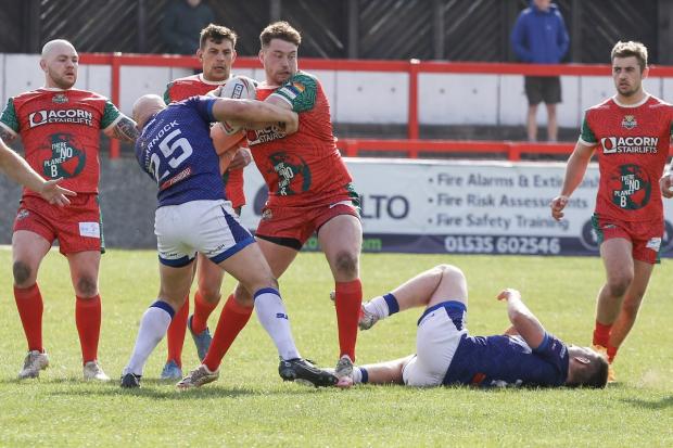 Bradford Telegraph and Argus: Cougars have not been afraid to scrap this season, and that solidity has seen them concede just 90 points. Picture: Jonny Tomes-Green.