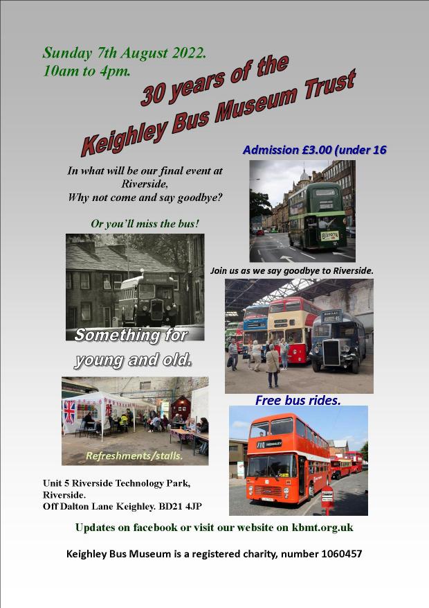 Bradford Telegraph and Argus: The Keighley Bus Museum is holding its final event in August