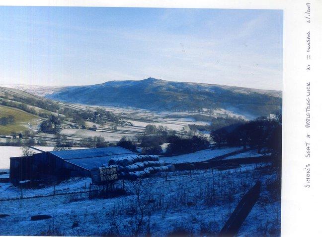 Simon's Seat at Appletreewick, taken by Ivor Morgan, of Smithy Hill, Wibsey.