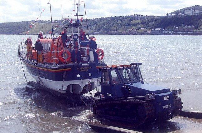 Scarborough lifeboat, taken by James Lambert, of Romanby Show, Greengates.