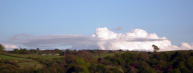 A view across the Worth Valley from Knowle Park, taken by Doug Coates, of Selborne Grove, Keighley.