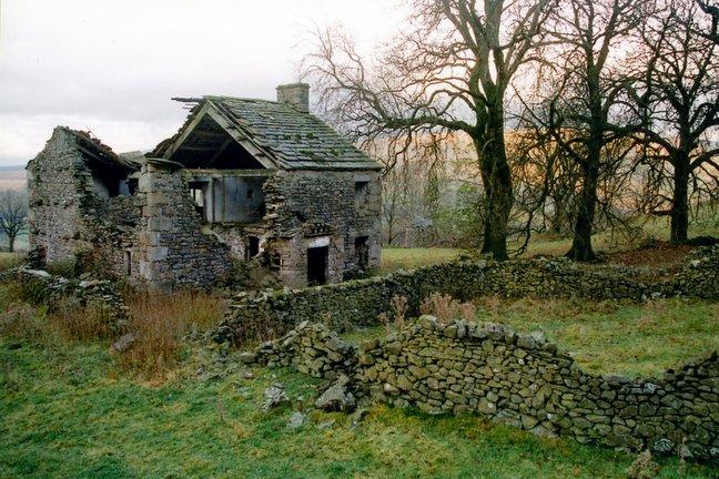 Dent ruined cottage, by Steven Brimble, of Saltaire, Bradford