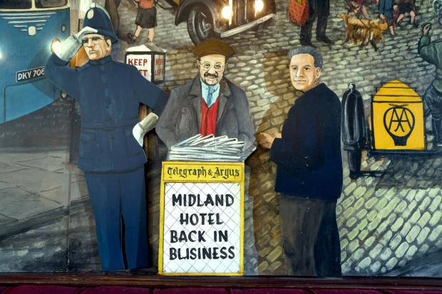 Bradford Telegraph and Argus: The Telegraph & Argus features on the bar's mural 