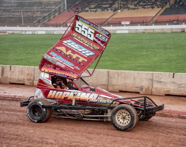 Bradford Telegraph and Argus: Frankie Wainman Jnr Jnr finished third in the 555 car.