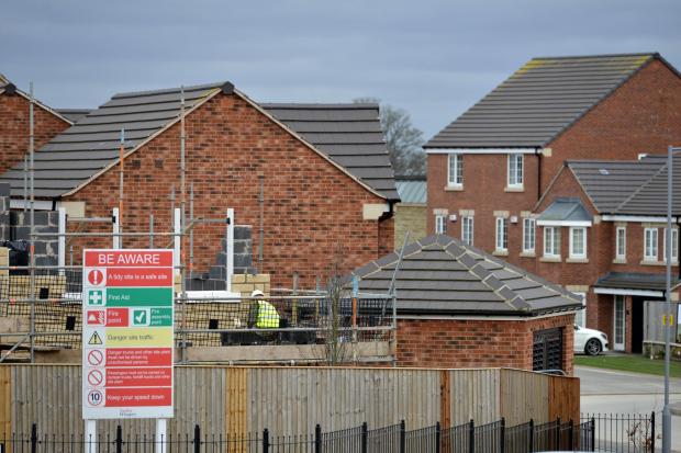 Bradford Telegraph and Argus: The Crest Park estate development in the process of being built. Picture: T&A