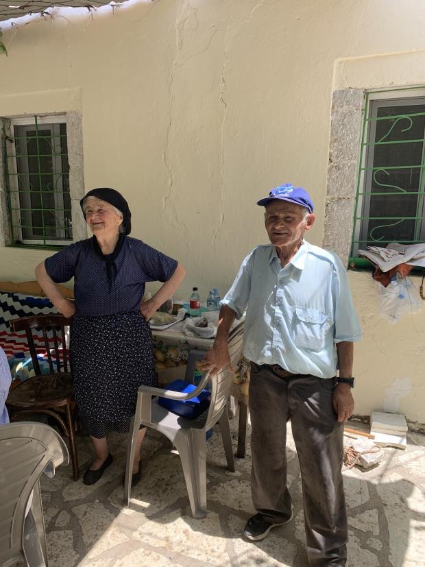 Bradford Telegraph and Argus: A couple of shepherds in their mountain home in Albania 