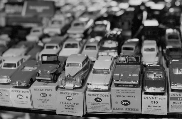 Bradford Telegraph and Argus: Dinky Toys was a range of die-cast zinc alloy model vehicles produced by Meccano Ltd.  They were made in a factory in Liverpool from 1934 to 1979.