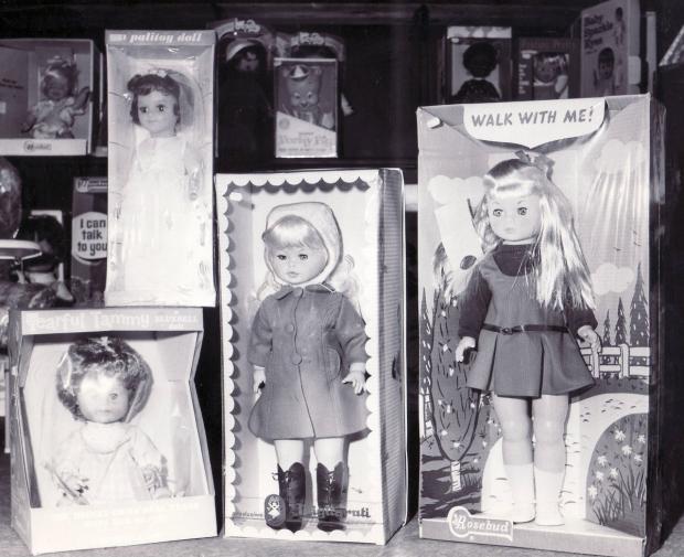 Bradford Telegraph and Argus: Popular dolls in the 1960s included the Walk With Me doll and Tearful Tammy