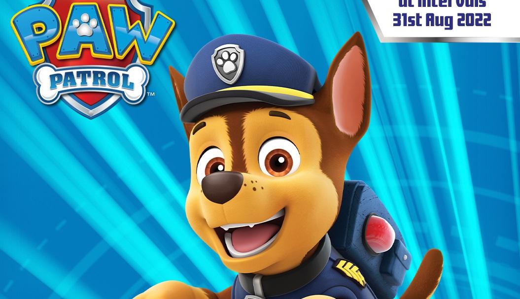 Paw Patrol's Chase will be appearing at The Broadway shopping center