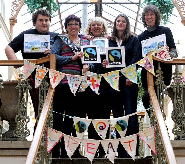 Ilkley is helping to get a new world record sewn up as the town flies the flag for Fairtrade Fortnight.
People are being invited to decorate their own piece of bunting in a bid to bring some colour to prominent landmarks.
