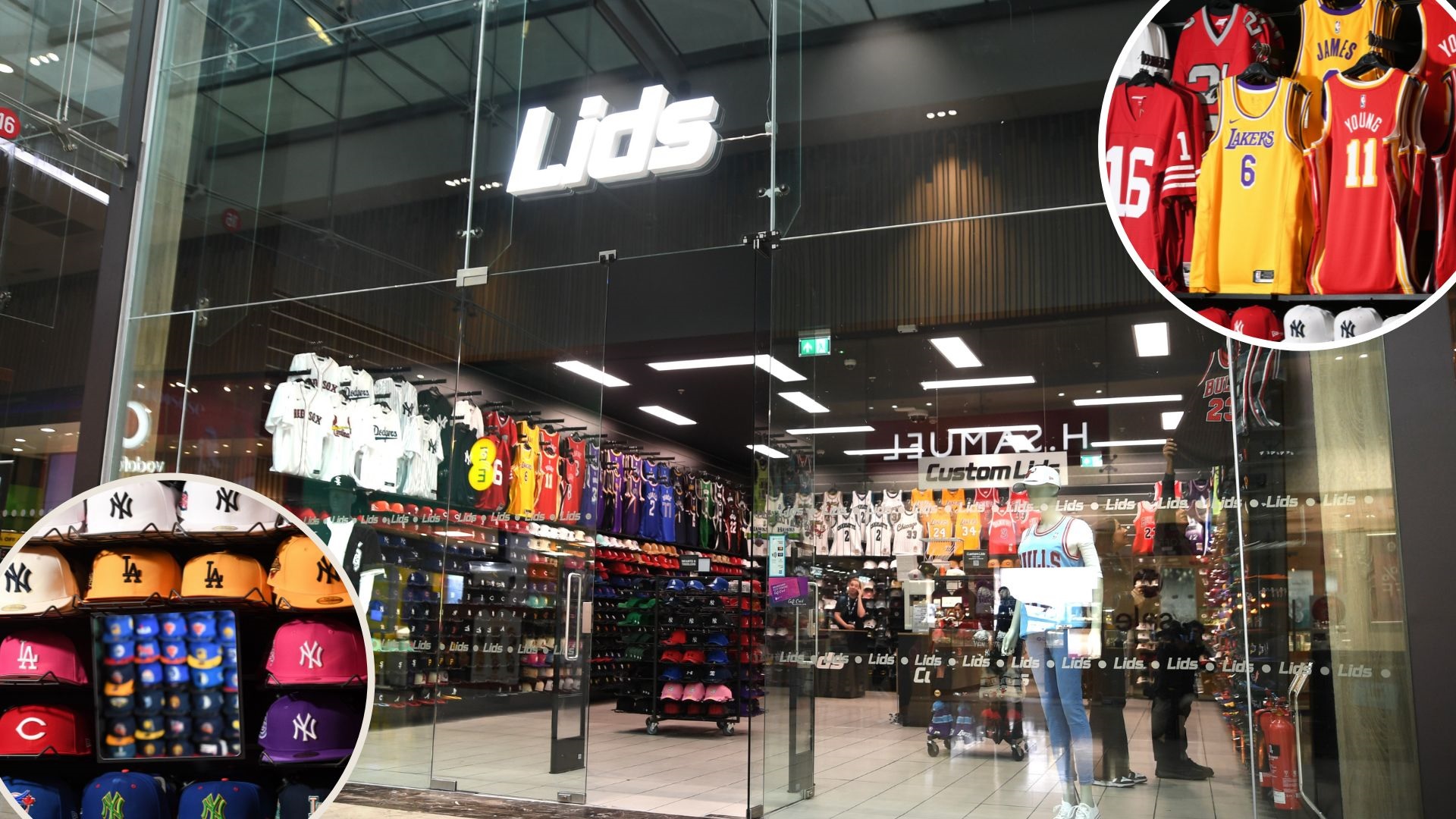 Lids selling top USA sports goods at The Broadway, Bradford