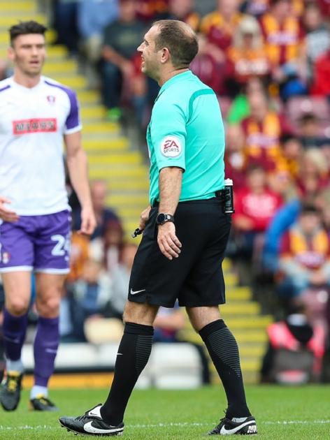 Bradford City receive ref apology after Swindon penalty