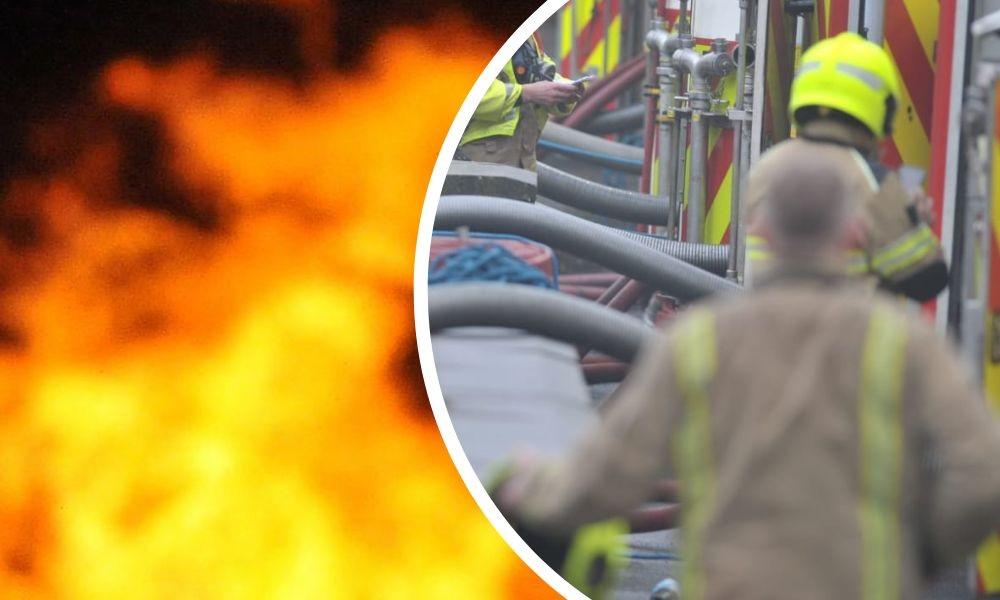 Arson probe launched as two cars set alight and blaze spreads to homes 
