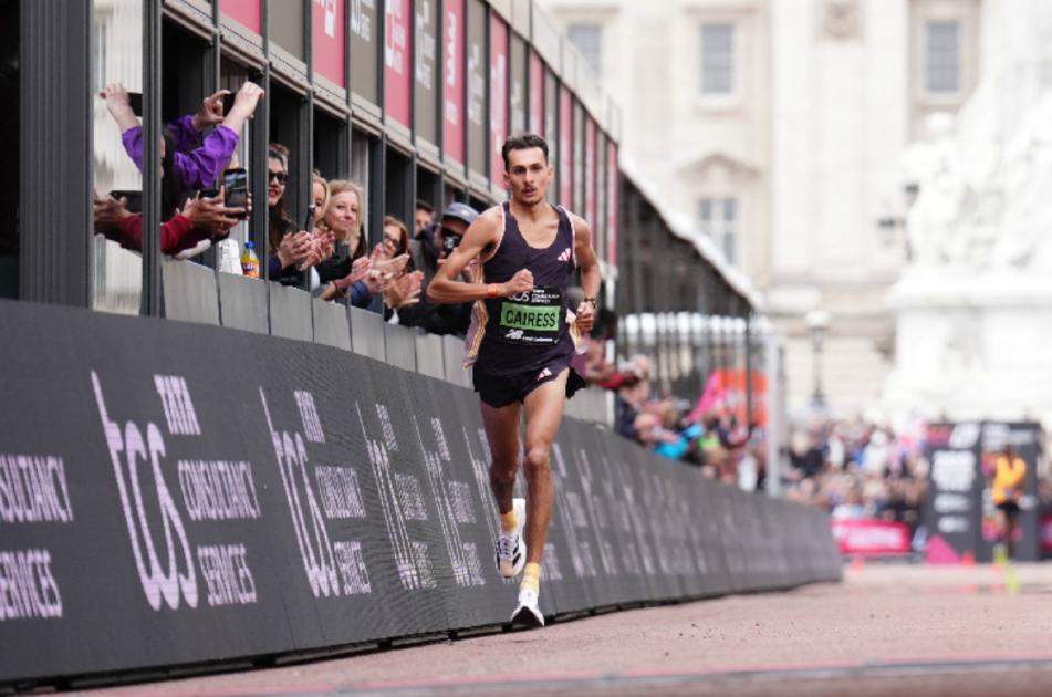 Emile Cairess, of Bradford, third in London Marathon 2024
