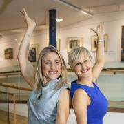 Charity partners Helen Linsell, artistic director of Dance United Yorkshire, and Bradford Chamber president Suzanne Watson at Kala Sangam