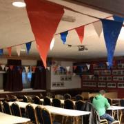 Bradford Salem's clubhouse is decorated for the big final. Picture: @SalemRFC
