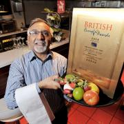 Amjad Bashir, pictured in 2008 when the Zouk Tea Bar and Grill in Bradford was awarded 5 stars from the British Curry Awards