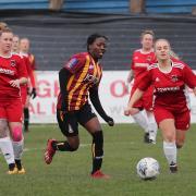Thackley's ladies (in red) somehow lost to Ossett over the weekend. Picture: Alex Daniel.