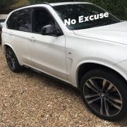 The seized car    Picture: Dorset Police No Excuse Team