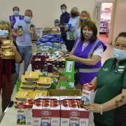 Some of the volunteers behind Allerton’s Grub In The Hub food bank