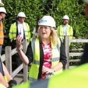 Yorkshire Water apprentice, Harry Parker speaks to Minister for Employment, Mims Davies MP