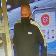 Police are asking for help to track down this man in relation to a theft from a Co-op store