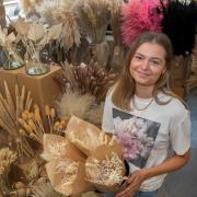 Amelia Harker has moved her flourishing firm Pampas & Bloom into a new studio at Sunny Bank Mills in Farsley