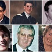 Remembering Yorkshire's 9/11 victims. Top from left: Howard Selwyn (Leeds), Nigel Bruce Thompson (Sheffield), Caleb Arron Dack (Wakefield). Bottom from left: Suria Clarke (Sheffield), Michael and Christine Egan (Hull). Pics: londonremembers.com