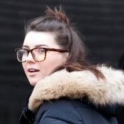 Owner Sinead Quinn leaves her shop Quinn Blakey Hairdressing in Oakenshaw, Bradford. Ms Quinn has been fined ??17,000 for opening during the November lockdown and has been told she could be arrested if she reopens before the end of March. Picture date: