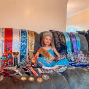 Layla-Rose Farrar has a number of crowns for competing in beauty pageants all over the country