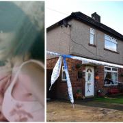 Dawn Walker, who was aged 52, was found dead in the Lightcliffe area on Sunday. A house on Shirley Grove was still cordoned off by police on Tuesday afternoon. Left Pic: West Yorkshire Police