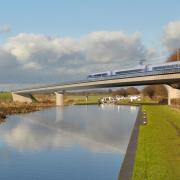 An example of how the HS2 train could look, according to Government plans.