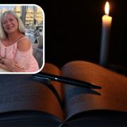 Book of Condolence: Pay your tributes after the death of 52-year-old Tracey Riley in a crash on the A6036, near Northowram. Inset Pic: West Yorkshire Police