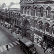 The old Kirkgate Market was demolished in 1973