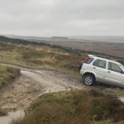 The abandoned vehicle in Oxenhope found by police