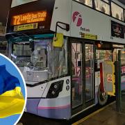 The name of Artem Laguta, the Russian reigning World Speedway Champion, has been removed from a Bradford bus following the invasion of Ukraine