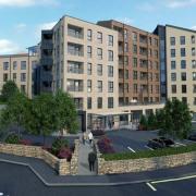 An artist\'s impression of Railway Bridge View, Brighouse, where the housing provider is The Home Group, with Roche Healthcare the support provider