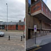 Newcastle Under Lyme Magistrates' Court and Sheffield Magistrates' Court. Pictures: Google Street View
