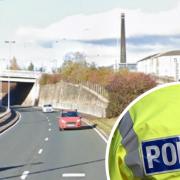 The police chase began on the Bingley Bypass
