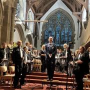 Hot Aire! Concert Band, Fresh Aire! Concert Band, Hall Royd Brass Band and the Ilkley Stage Singers performed at St Peter’s Church.