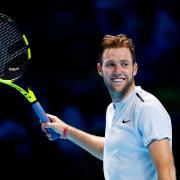 Jack Sock smiling during his match against Marin Cilic during day three of the NITTO ATP World Tour Finals at the O2 Arena in 2017. Photo credit: John Walton/PA Wire